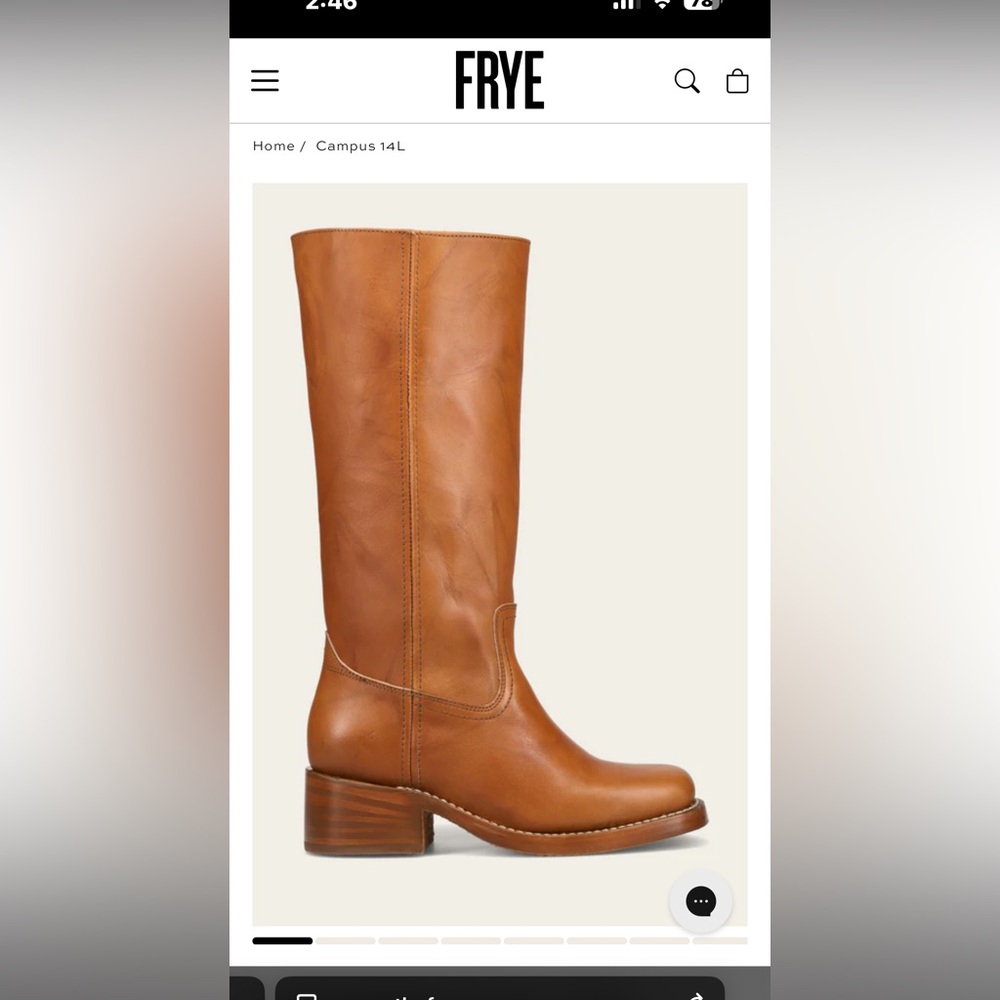 Frye Distressed Brown Leather Tall Boots